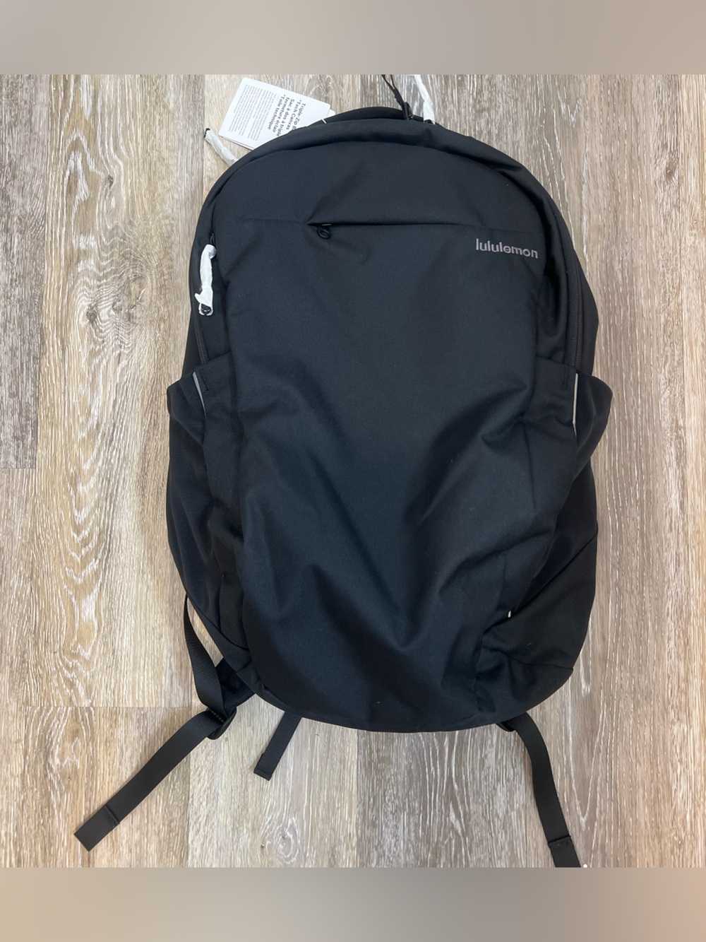 NWT lululemon TRIPPLE ZIP  Black Men's TECH CANVAS Backpack